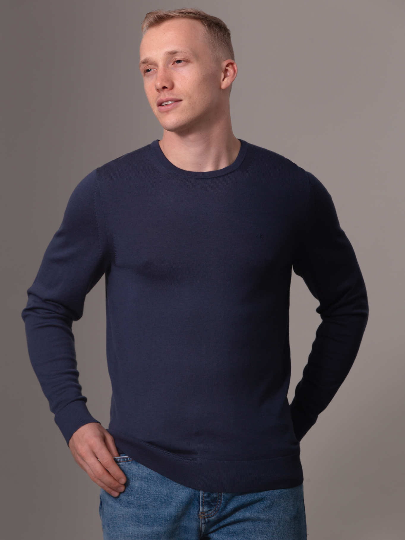 SWEATER MERINO RWS CREW NECK SWEATER - 1