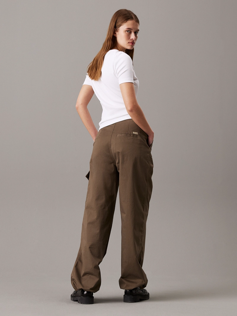 PANTALON CARGO BRUSHED COTTON - 3