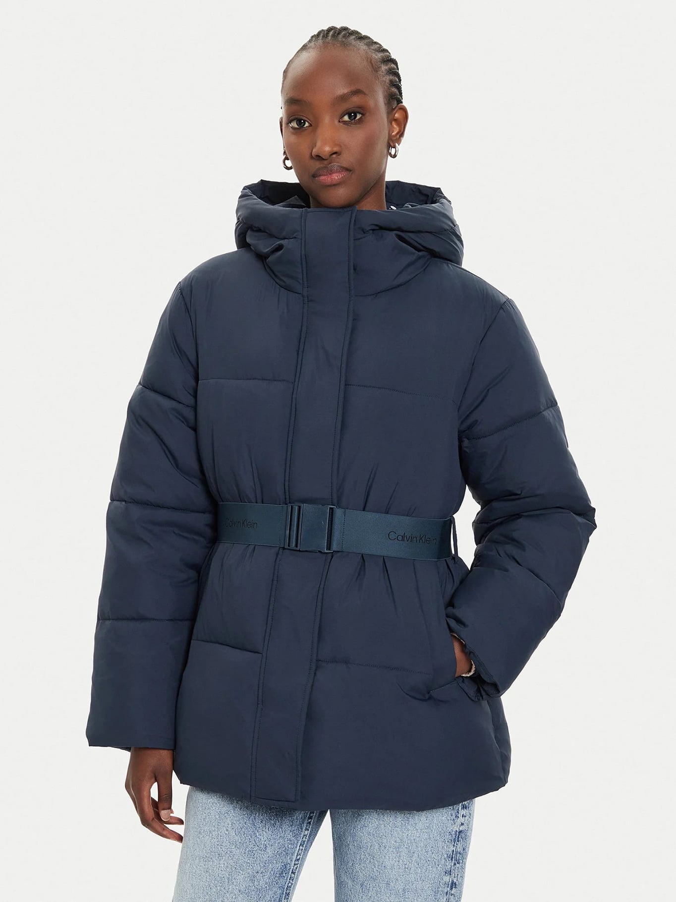 PARKA LOGO BELT PUFFER - 1