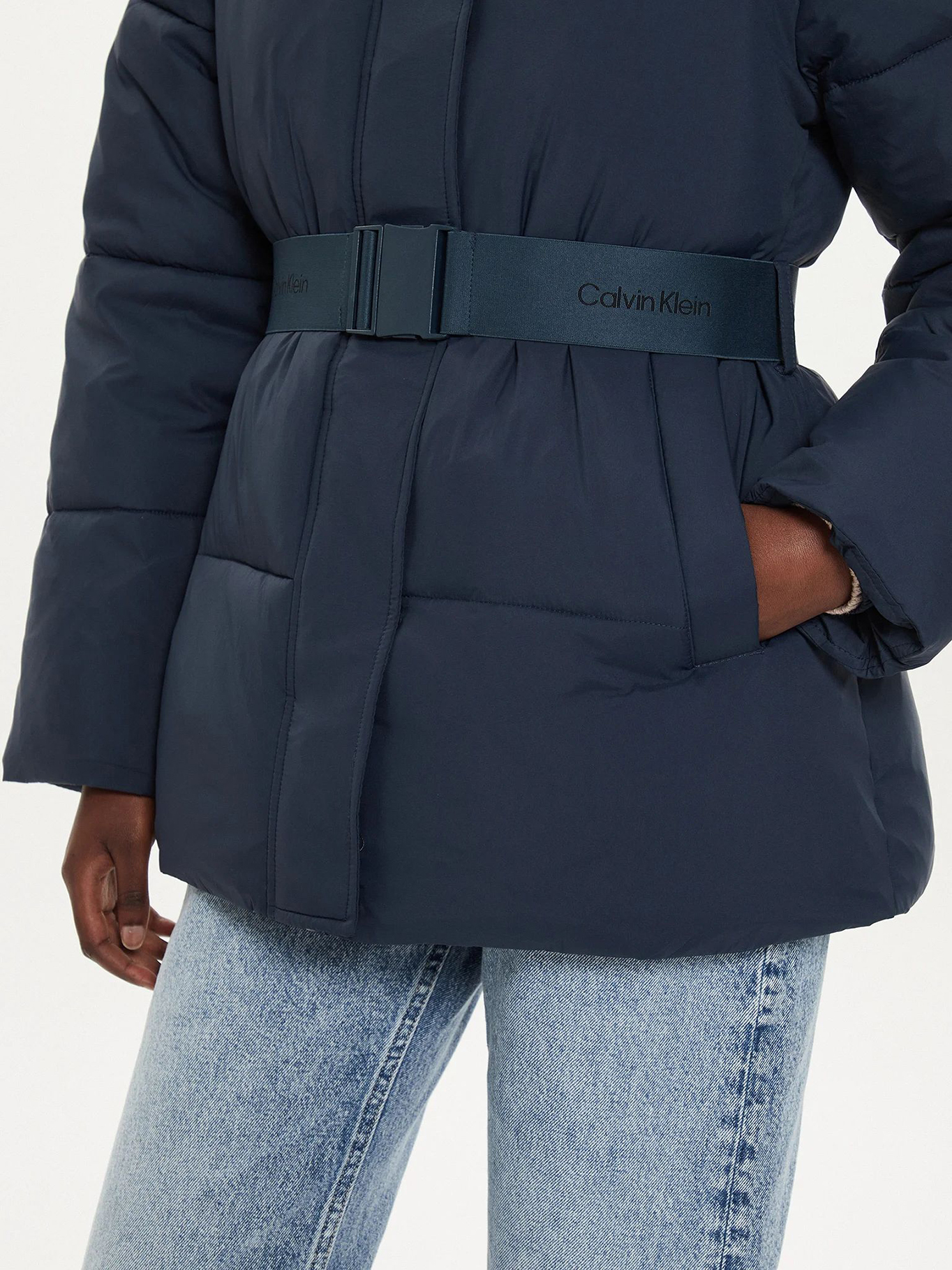 PARKA LOGO BELT PUFFER - 5
