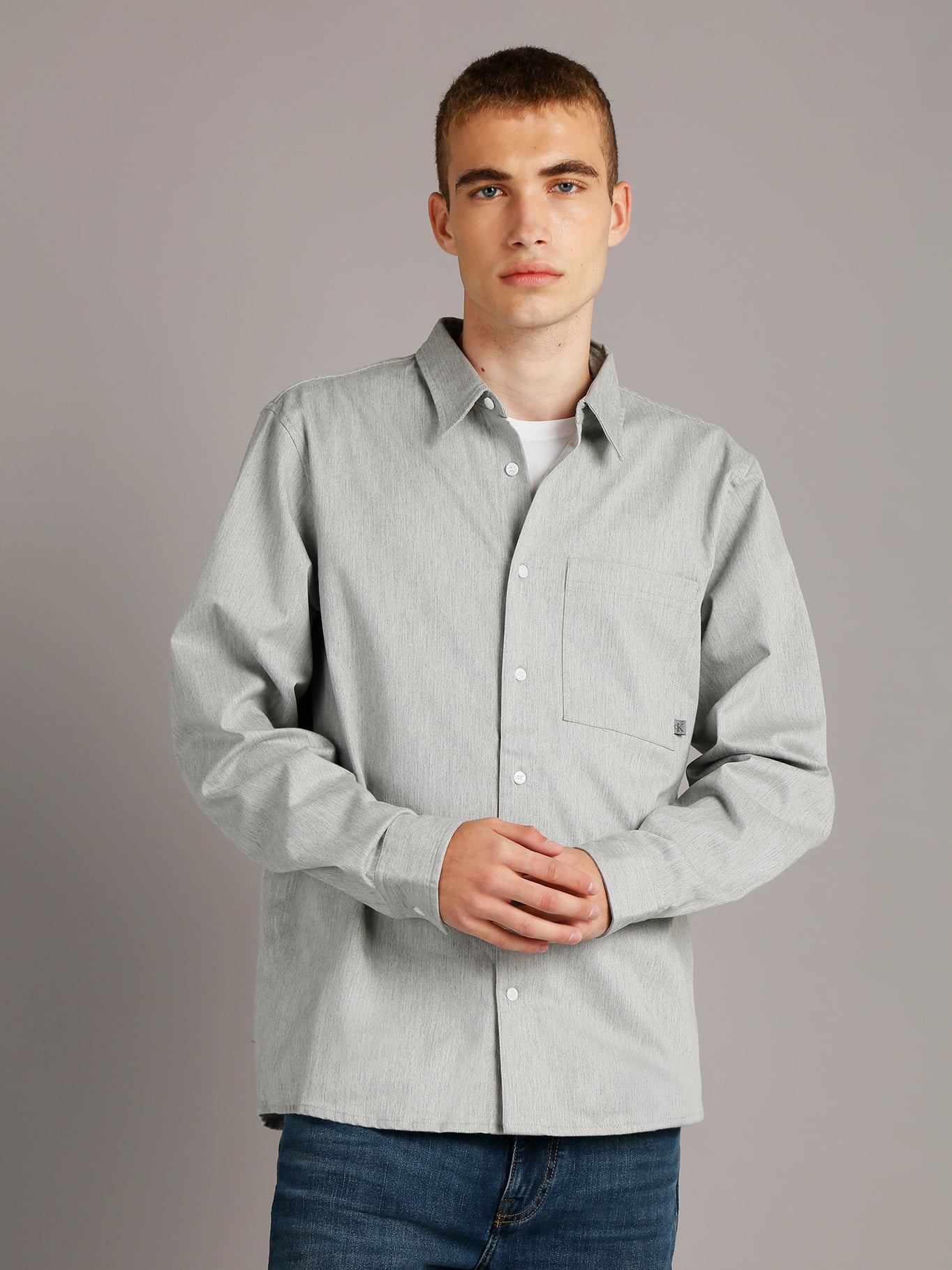 CAMISA UTILITY MELANGE - 1
