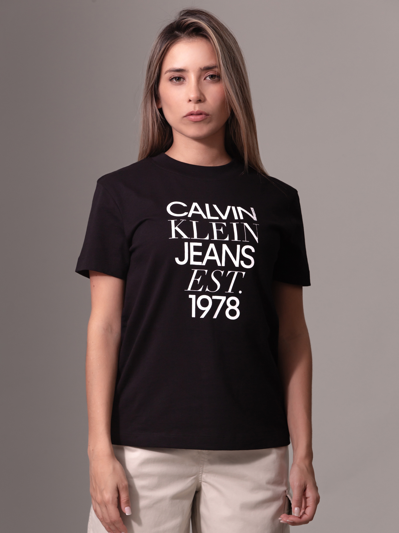POLERA MIXED LOGO REGULAR - 1