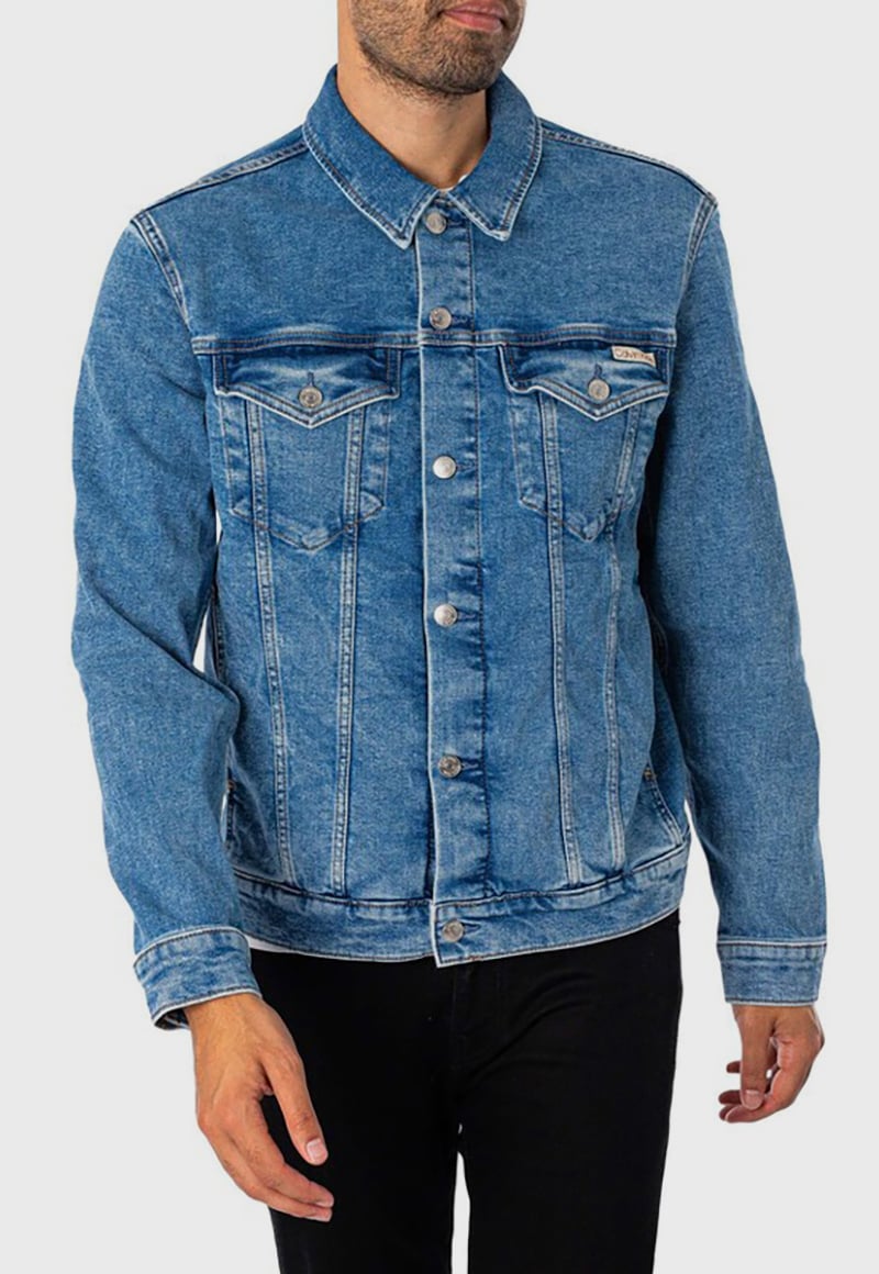 CHAQUETA SLIM DENIM - 1