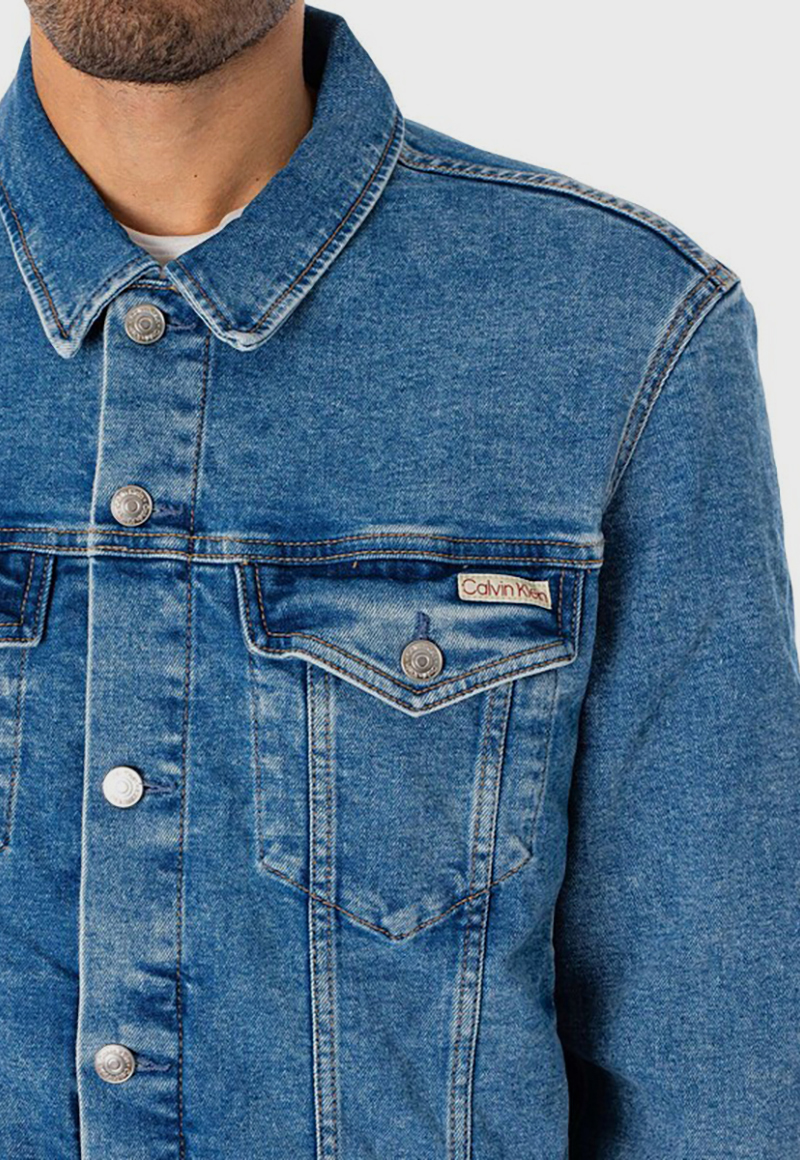 CHAQUETA SLIM DENIM - 4