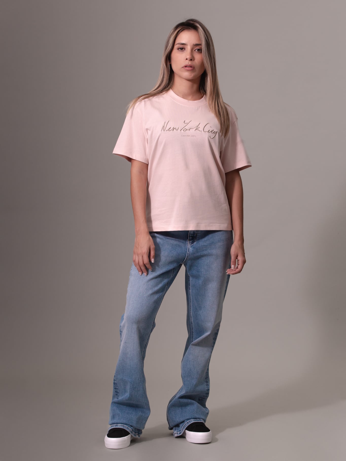 POLERA EMBROIDERED NYC RELAXED - 2