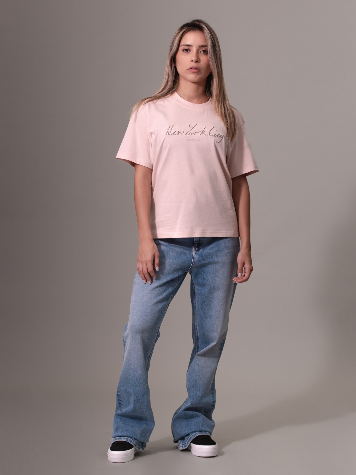 POLERA EMBROIDERED NYC RELAXED - 2