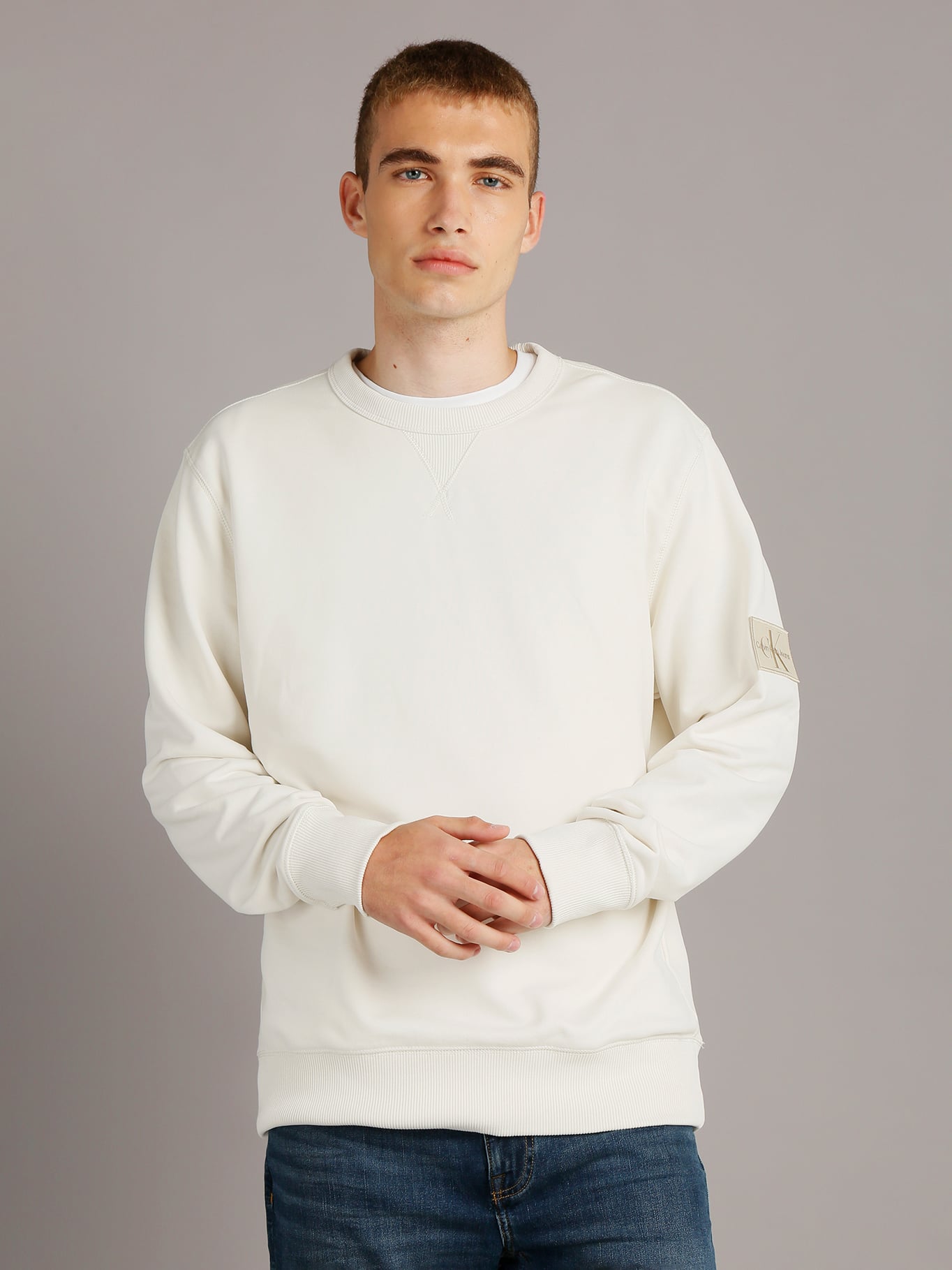 POLERON BADGE CREW NECK - 1