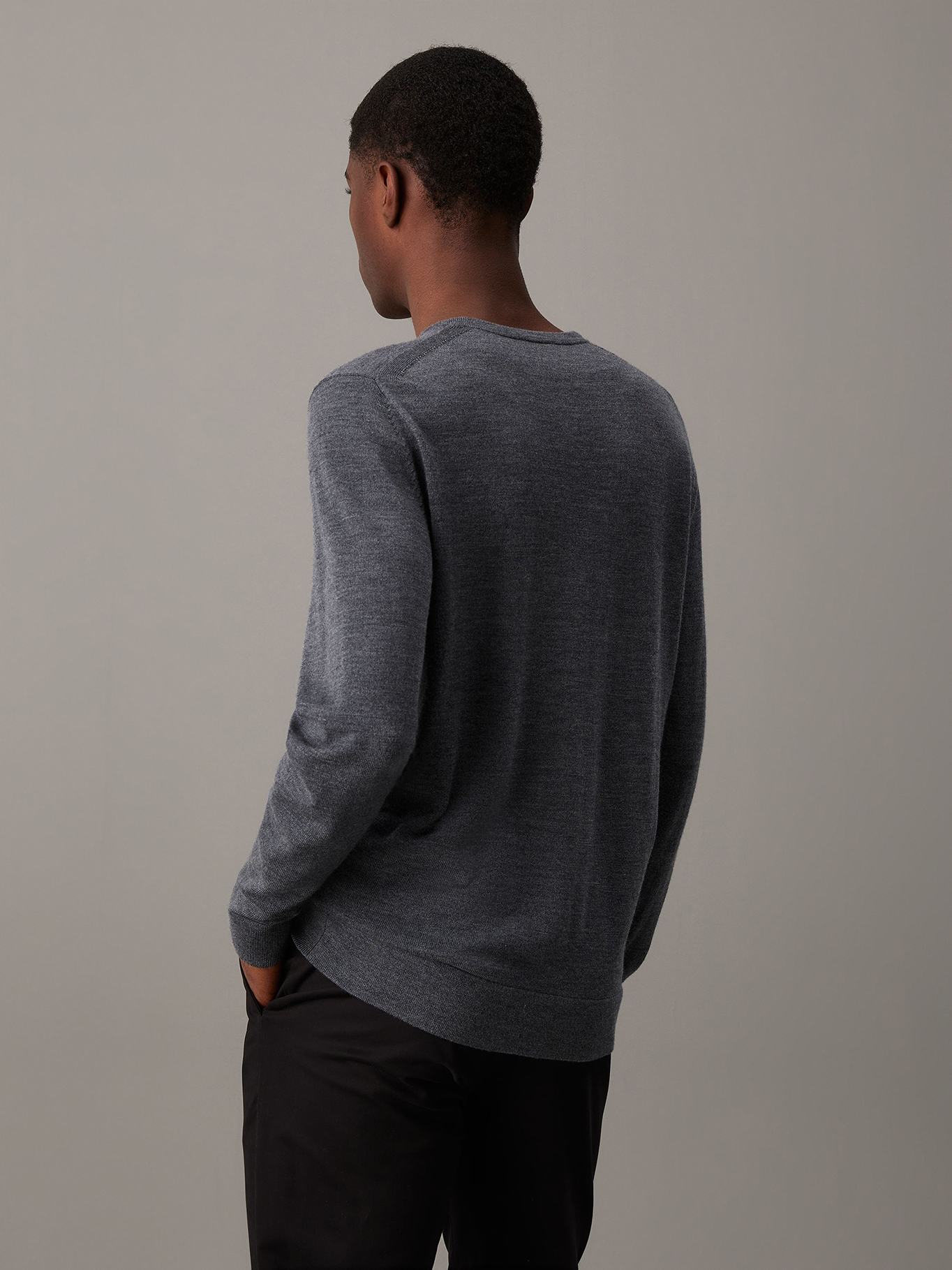 SWEATER SUPERIOR WOOL CREW NECK SWEA - 3