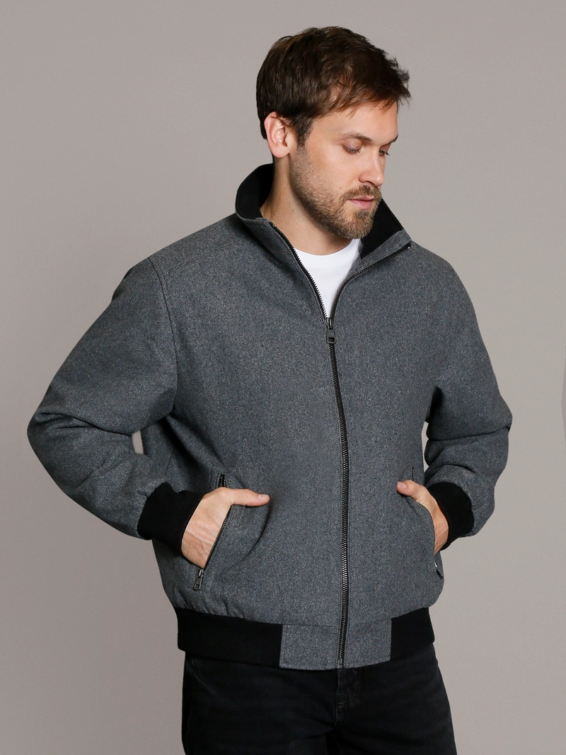 CHAQUETA WOOL BOMBER - 1