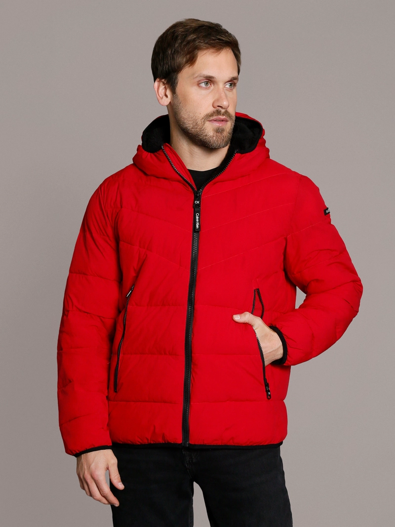 PARKA CON GORRO STRETCH - 1