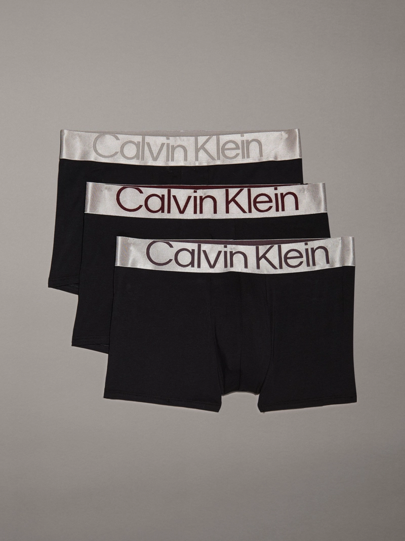 PACK 3 BOXERS TRUNK STEEL COTTON - 1