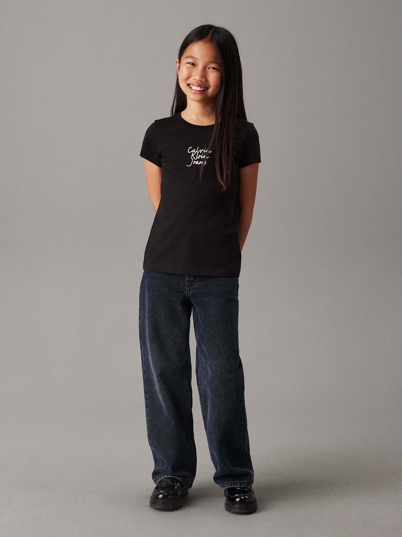 POLERA NIÑA HANDWRITING LOGO - 2