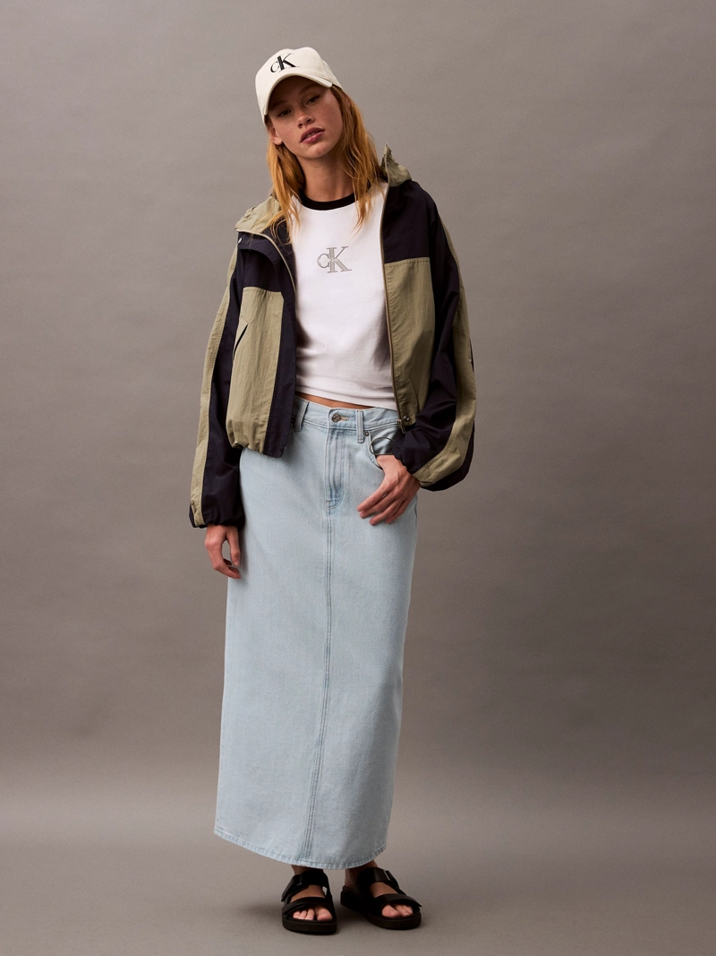 FALDA DENIM MAXI - 1