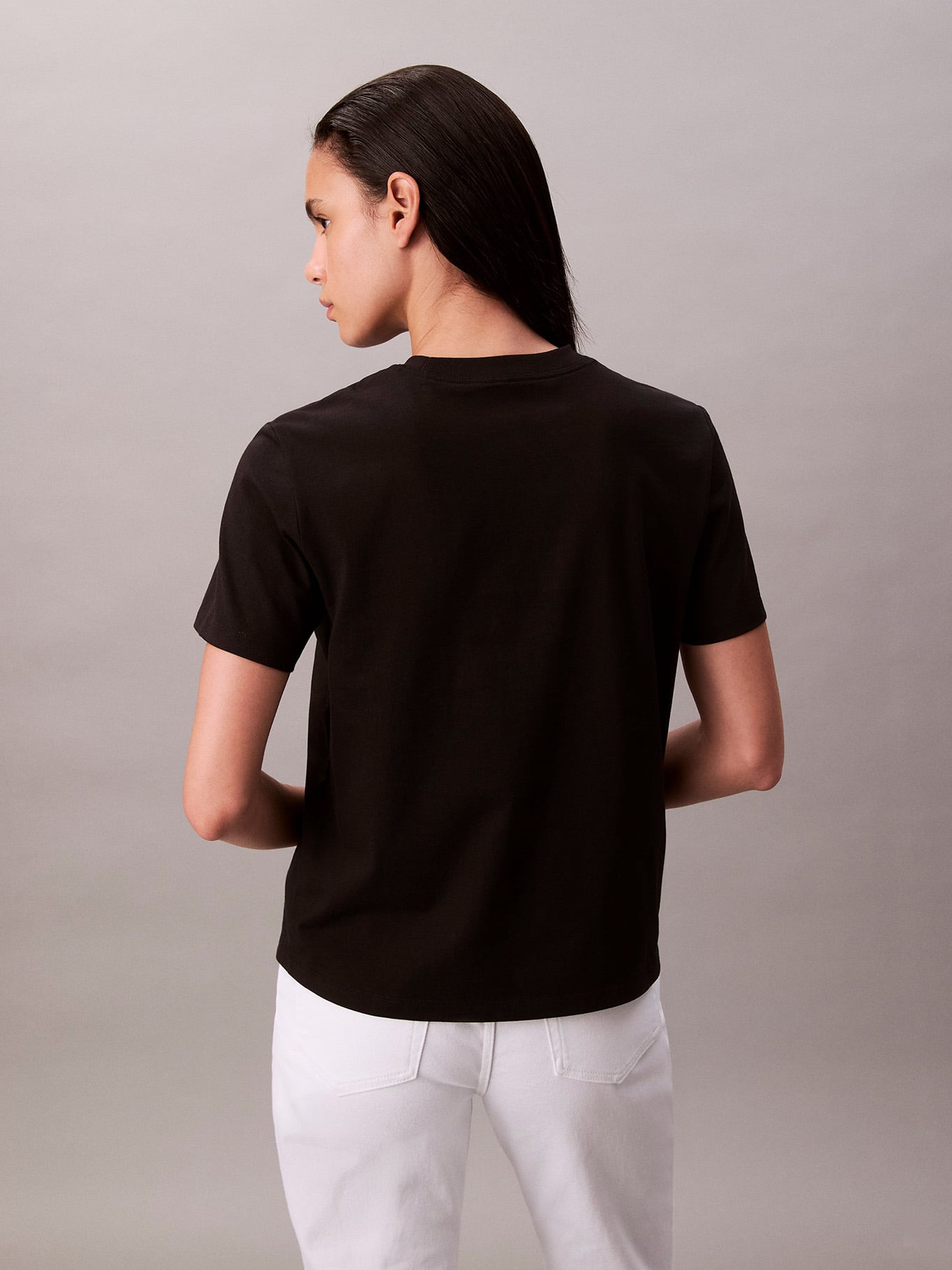 POLERA CLASICA CON MONOGRAMA ESTAMPADO - 3