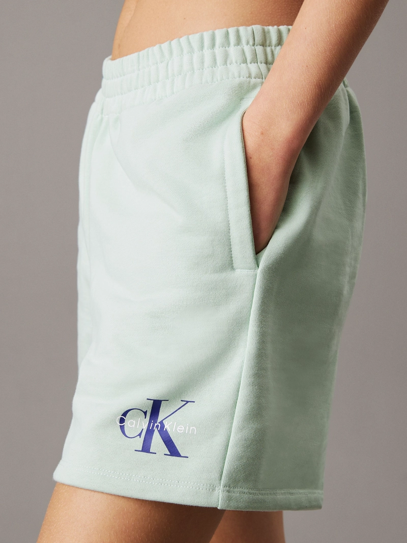 SHORTS FELPA FRANCESA CON LOGO MONOGRAMA - 4