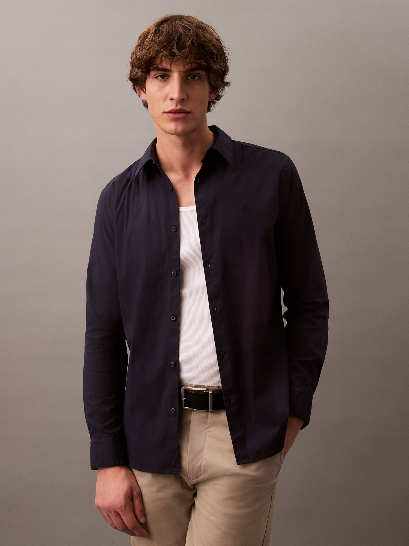 CAMISA SLIM FIT ELASTICA - 1