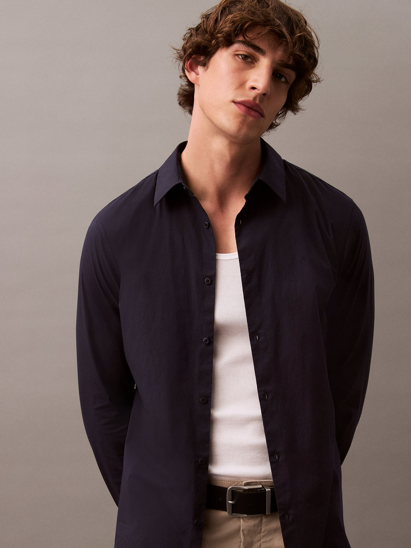 CAMISA SLIM FIT ELASTICA - 5