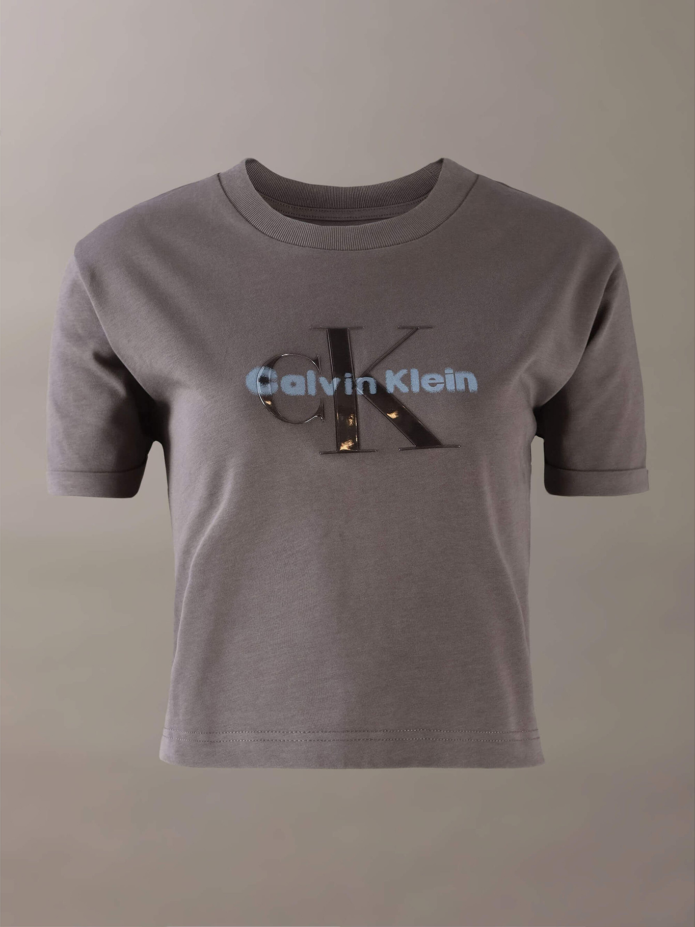POLERA CROPPED CON LOGO BRILLANTE - 5