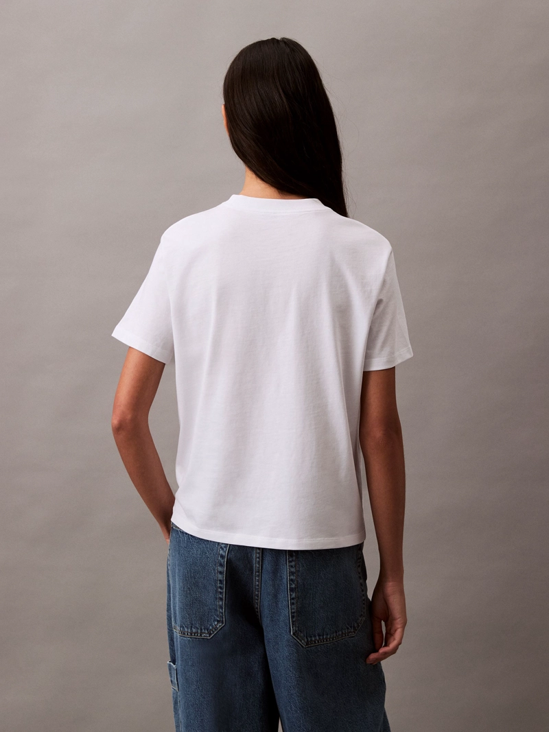 POLERA CLASICA CON MONOGRAMA ESTAMPADO - 3