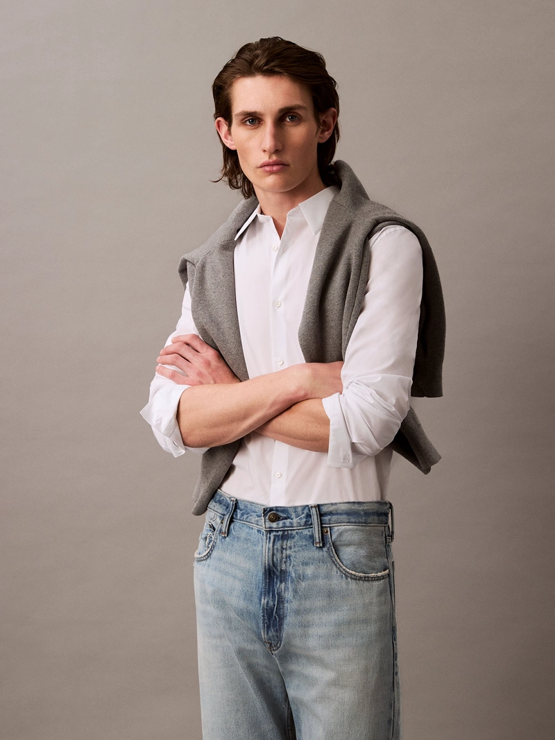 CAMISA SLIM FIT ELASTICA - 1