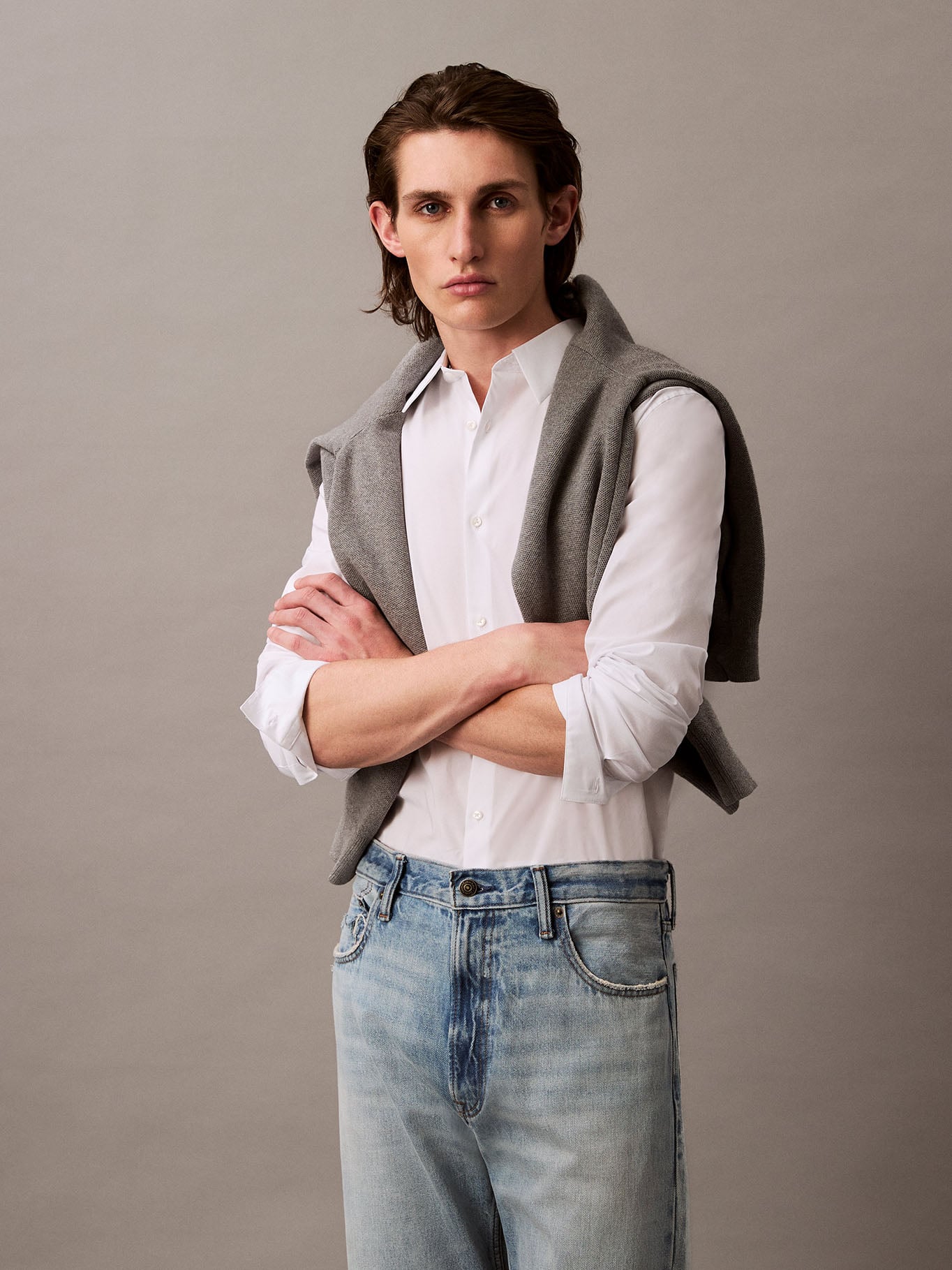 CAMISA SLIM FIT ELASTICA - 1