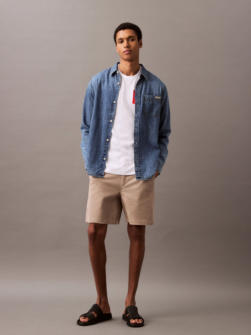 SHORT SLIM DE ALGODON - 1