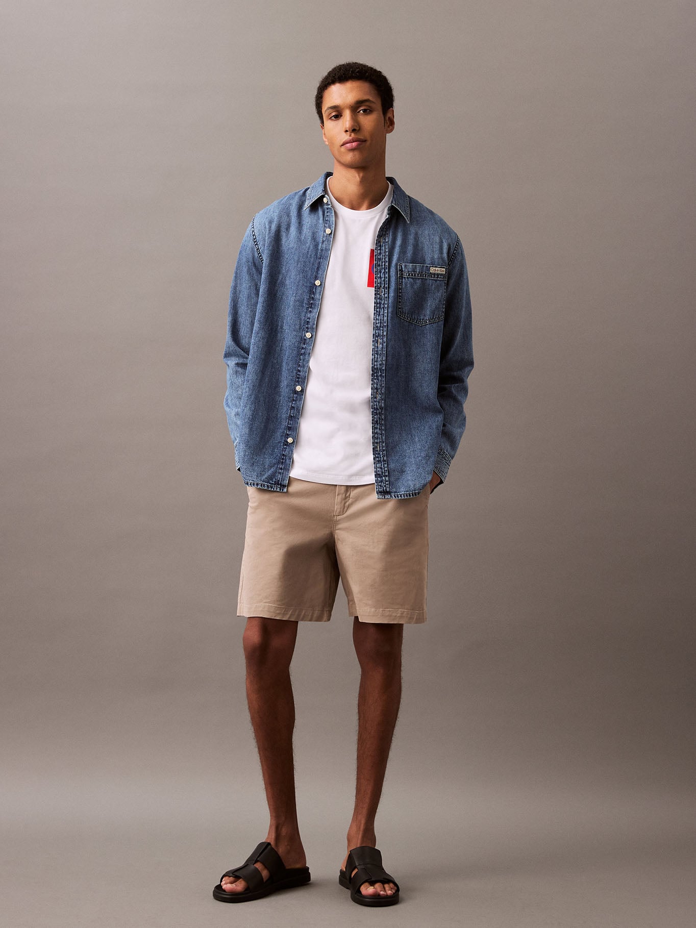 SHORT SLIM DE ALGODON - 1