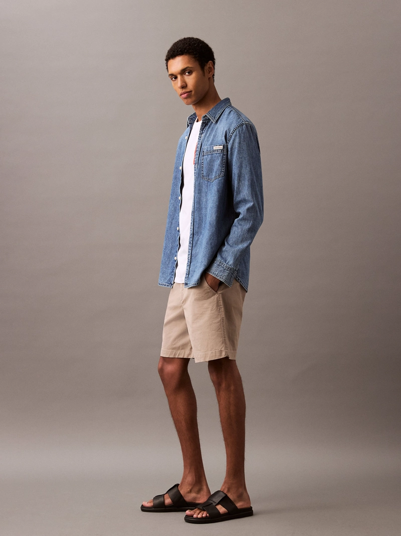 SHORT SLIM DE ALGODON - 4