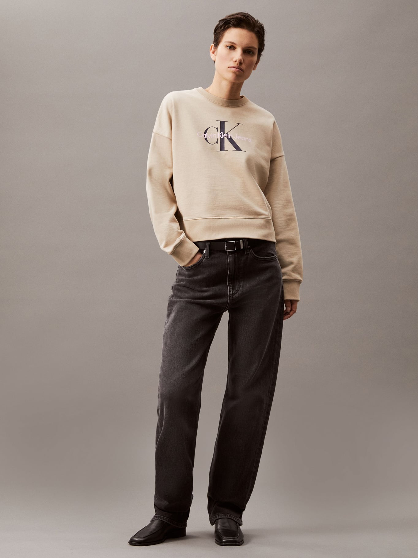 POLERON RELAXED CON LOGO ESTAMPADO - 2