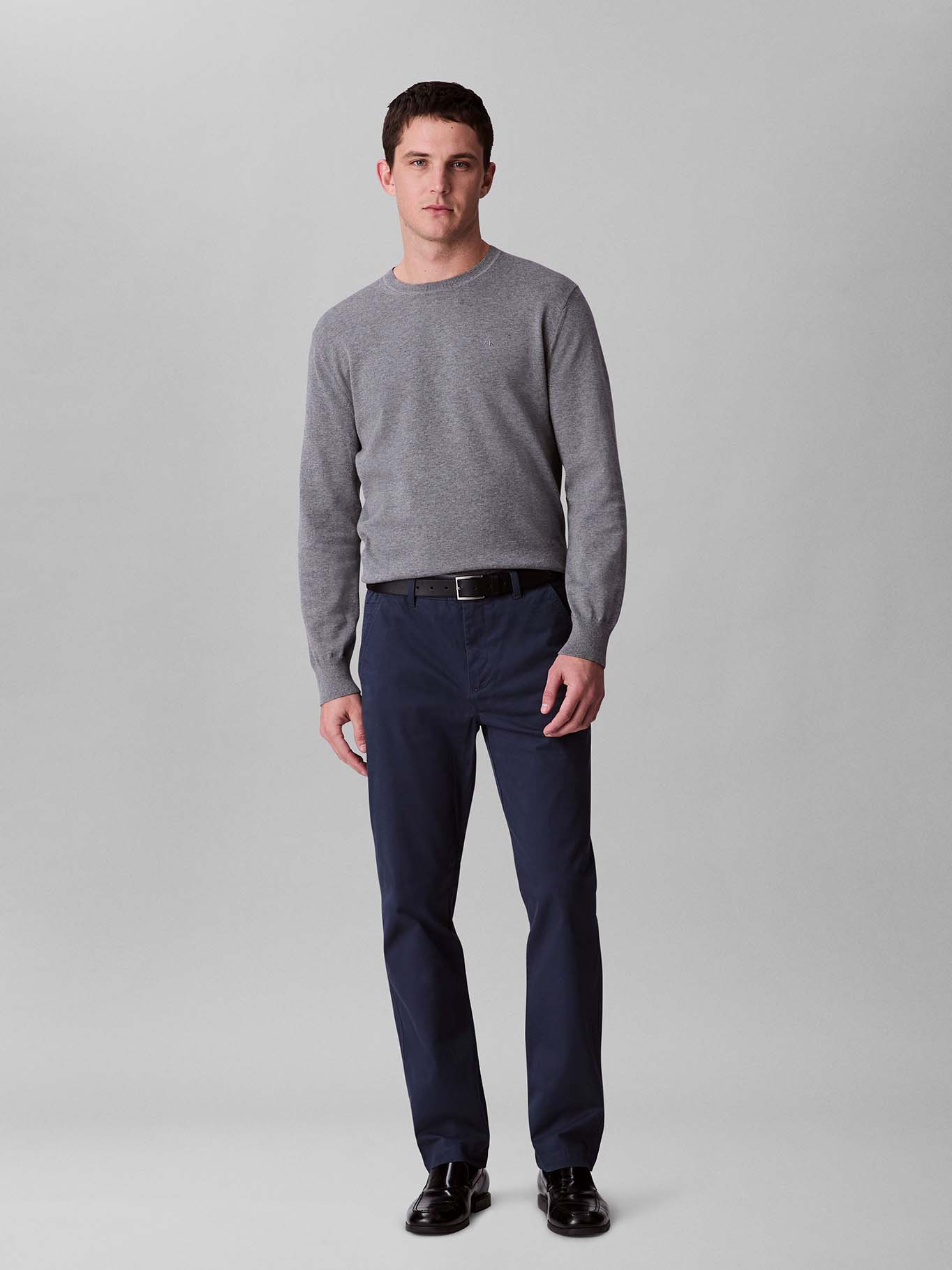 PANTALON CHINO SLIM DE ALGODON SIGNATURE - 1