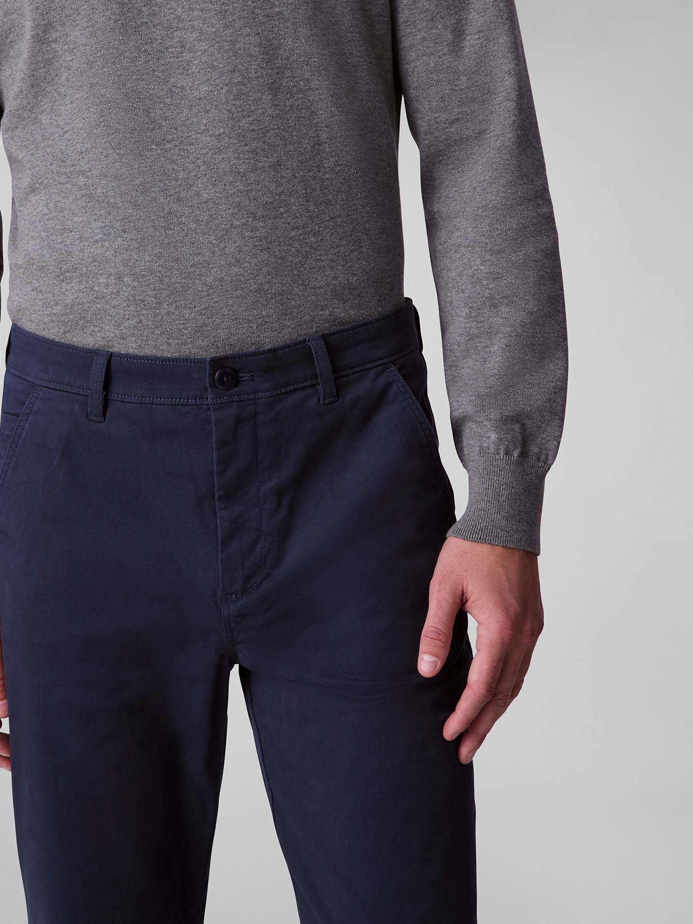 PANTALON CHINO SLIM DE ALGODON SIGNATURE - 4