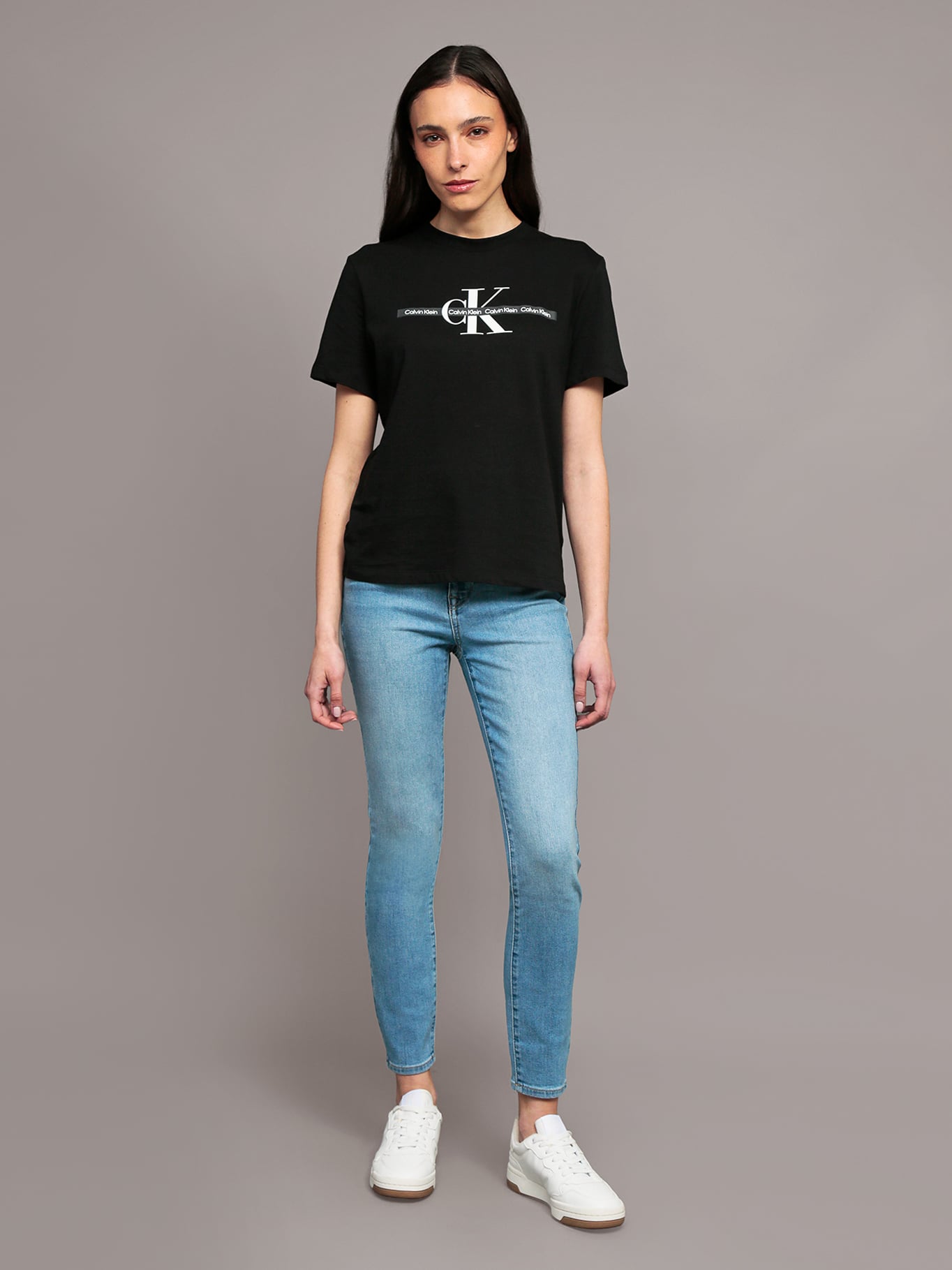 POLERA CLASSIC CON LOGO TAPE - 2