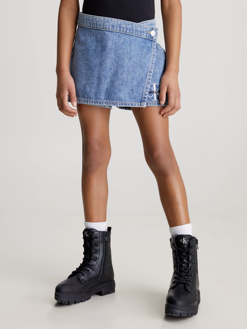 FALDA PANTALON NIÑA DENIM - 2