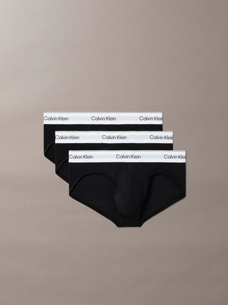 PACK 3 SLIPS ICON COTTON STRETCH - 1