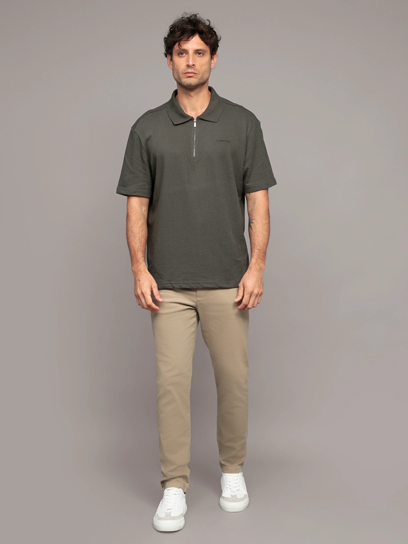 POLO RELAXED CON TEJIDO CREPE - 2