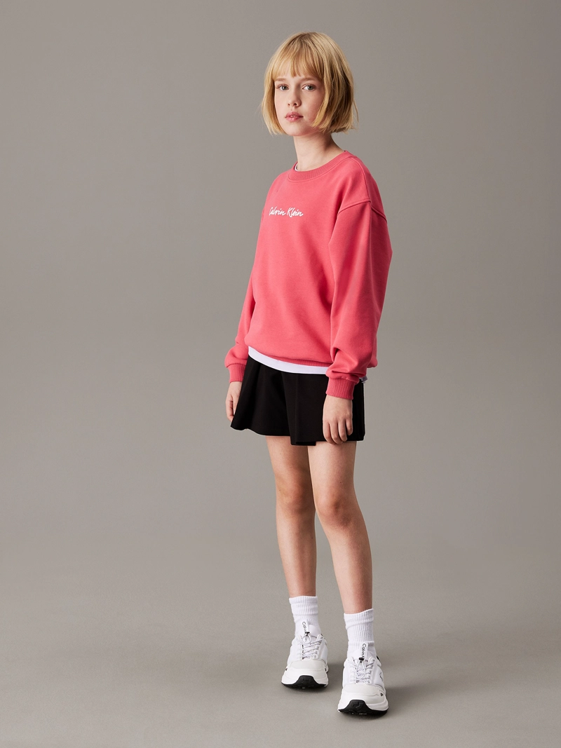 FALDA SHORT NIÑA KNITS PUNTO - 1