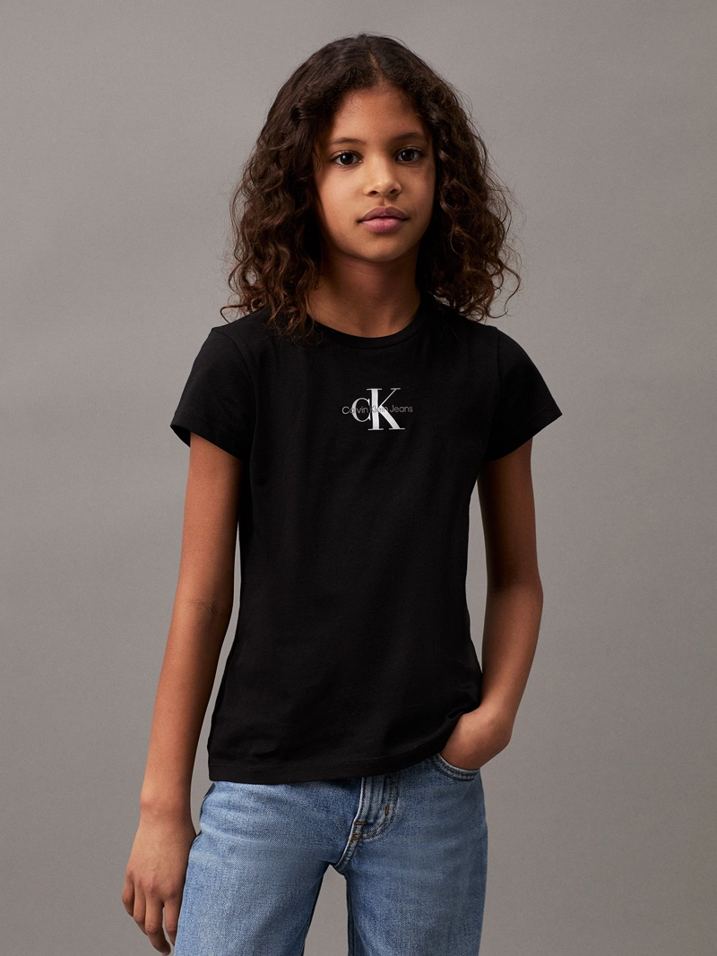 POLERA NIÑA SLIM CON LOGO - 1