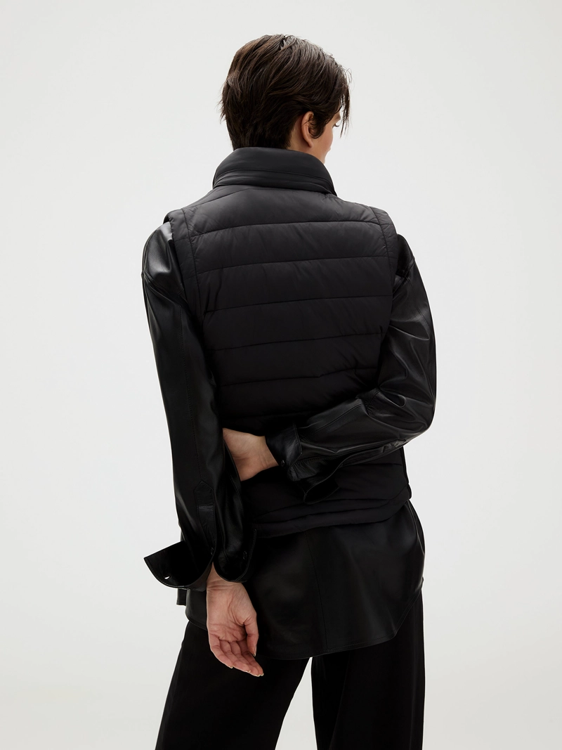 CHAQUETA SIN MANGAS MIXED MEDIA PUFFER - 3