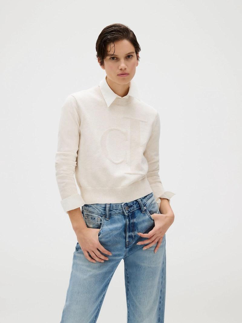 SWEATER SMOOTH COTTON - 1