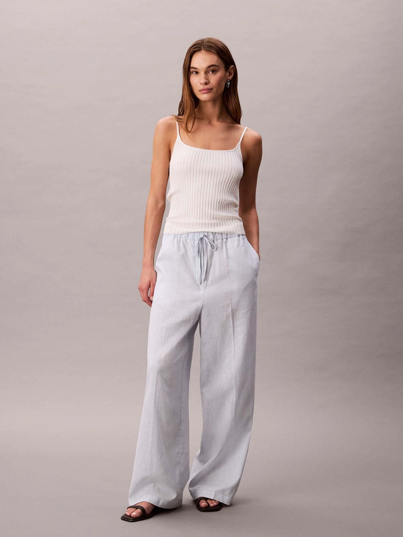 PANTALON DE LINO DRAWSTRING - 1