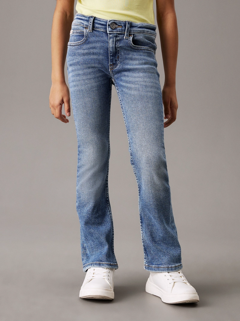 JEANS NIÑA MID RISE FLARED - 3