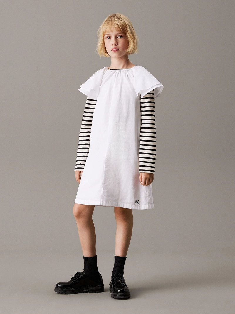 VESTIDO NIÑA POPLIN - 1