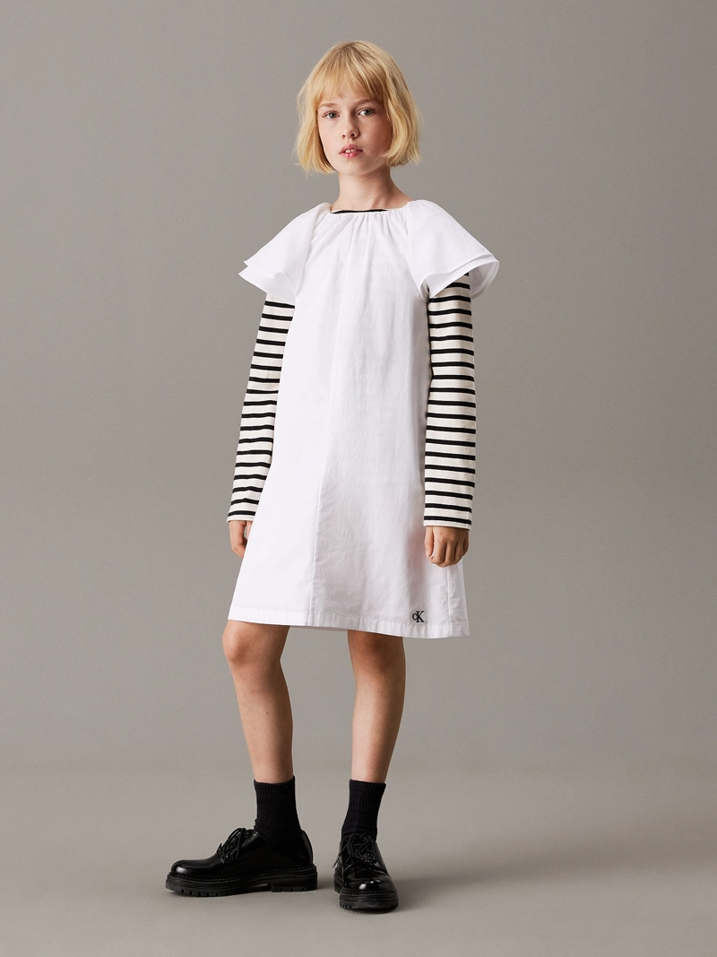 VESTIDO NIÑA POPLIN - 1