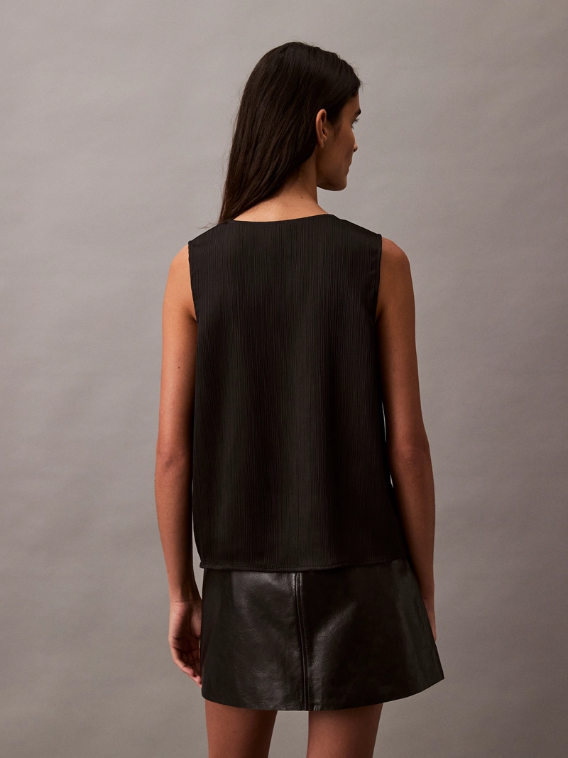 BLUSA PLISSE V-NECK - 3