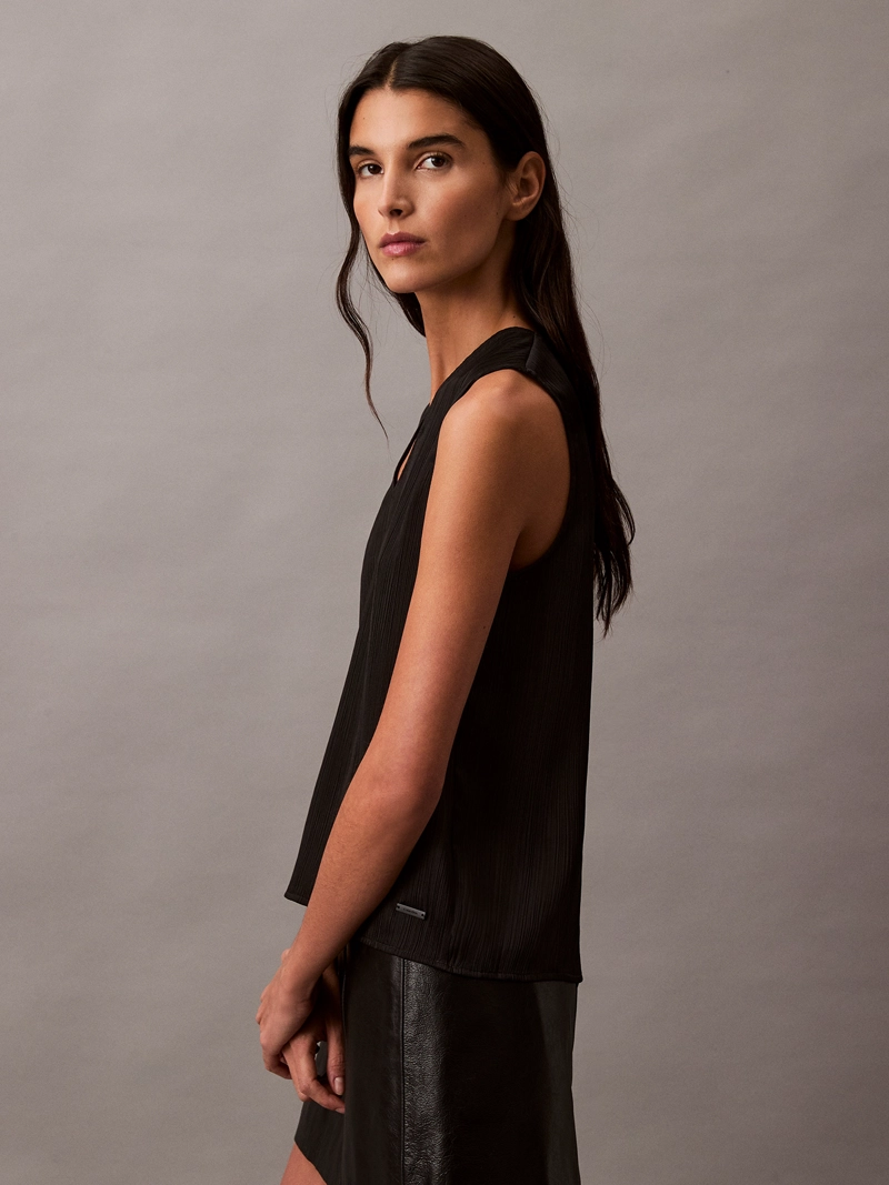 BLUSA PLISSE V-NECK - 6