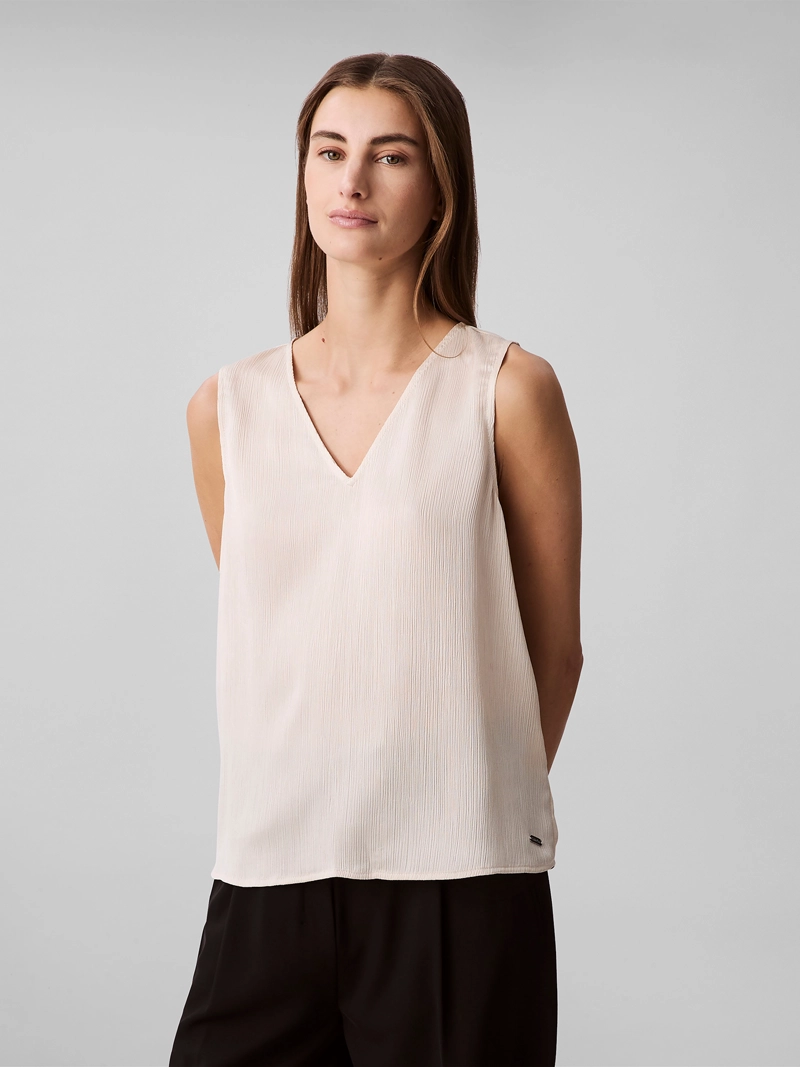 BLUSA PLISSE V-NECK - 1