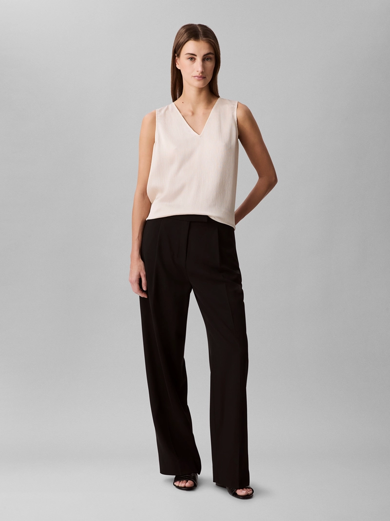 BLUSA PLISSE V-NECK - 2