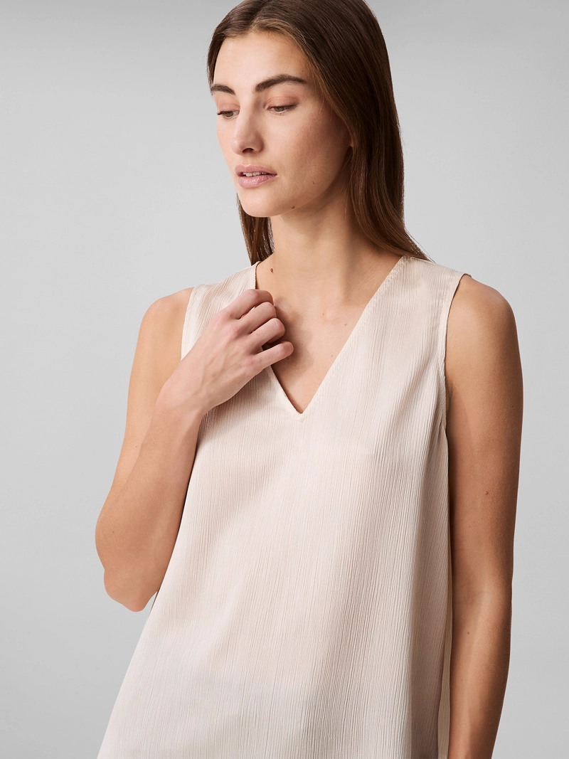 BLUSA PLISSE V-NECK - 4