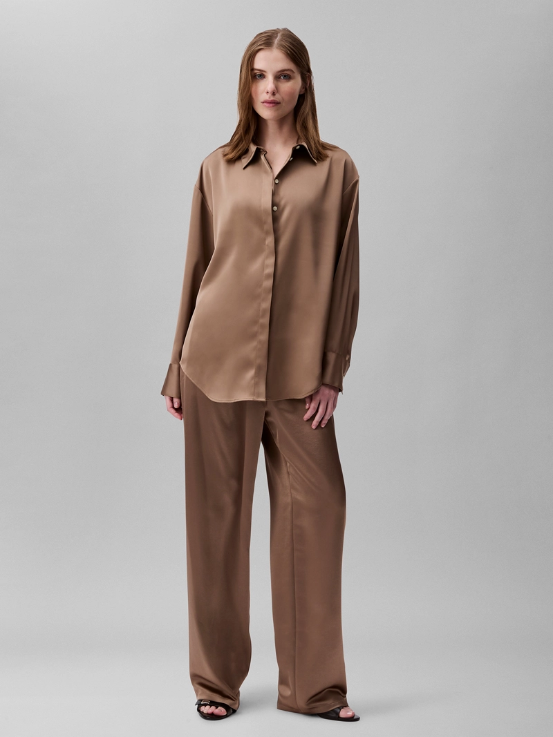 CAMISA SATINADA CON BRILLO MATE - 2