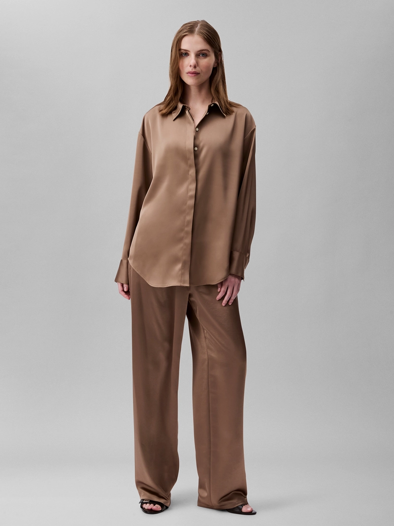 CAMISA SATINADA CON BRILLO MATE - 2